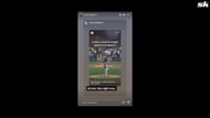 Screenshot from Katia Lindor's story on Instagram